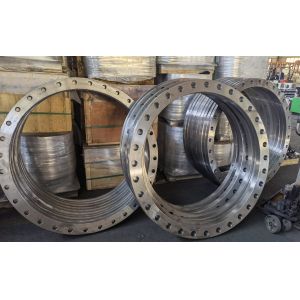 Buy cheap Anti Rust Oil AWWA C207-07 Hubbed Slip On Flange ISO9001 PED 2000 product