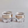 Buy cheap 100ml Acrylic Airless Pump Face Lotion Cosmetics Bottle Cream Jar Set from wholesalers