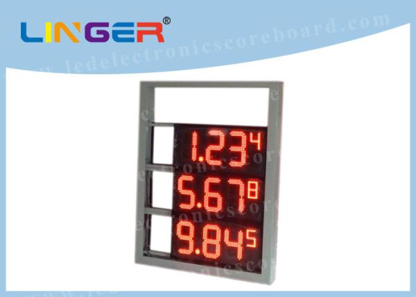Buy cheap Multi Functional Digital Gas Price Signs High Brightness OEM / ODM Available from wholesalers