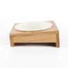 Buy cheap Wholesale Pet Feeder Wooden Ceramic Dog Bowls with Stand from wholesalers