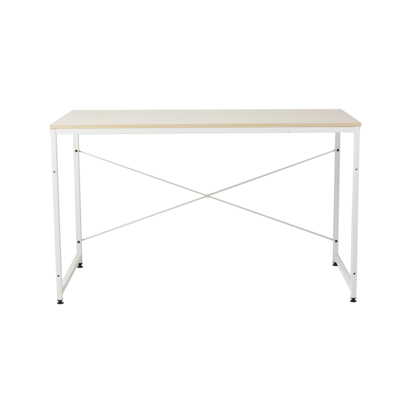 Wooden Surface Northern Europe Style Metal Computer Table Shelf Desk for Home Product