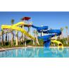 Buy cheap Water Play Equipment Manufacturer Tube Closed Spiral Slide Fiberglass Custom Design Aquatic Slide from wholesalers