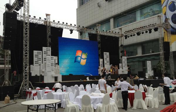 Buy cheap Outdoor stage P8 LED screen Cast aluminum cabinet Hanging LED Display IP65 from wholesalers
