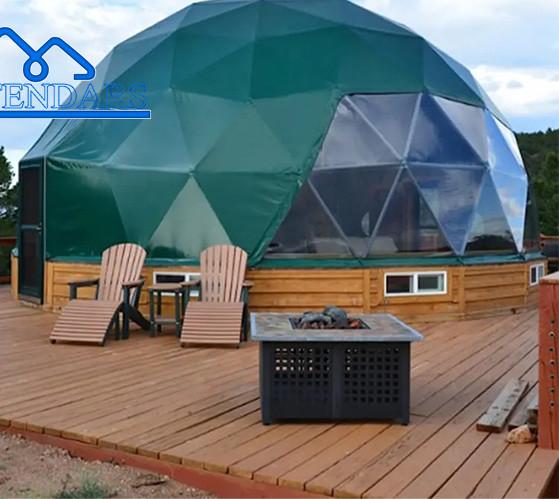 Buy cheap Aluminum Alloy Frame Garden Igloo Hotel Geodesic Glass Dome Tents Glamping from wholesalers