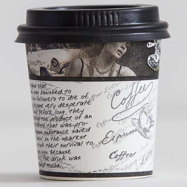 Buy cheap Black Color Disposable Coffee Lids Eco - Friendly For Engagement / Wedding from wholesalers