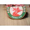 Buy cheap Raised Silicone Logo screen printed patches On A White Microfibre Background For Garments from wholesalers