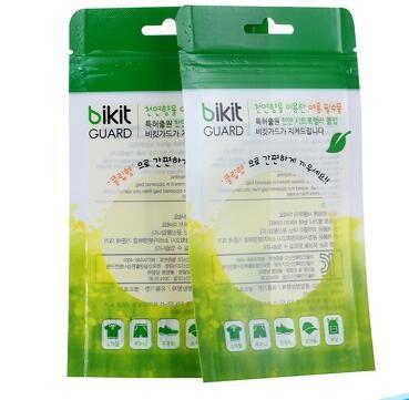 Aluminum Foil zipper plastic bag for tooth brush packaging plastic bags for
