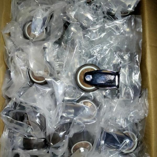 Quality 2 Inch Vending Machine Casters Chrome Painted Rigid Plate Caster Wheels for sale
