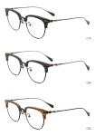 Wood Grain Eyeglass Frames Imitation Wood Acetate Glasses MR 3317