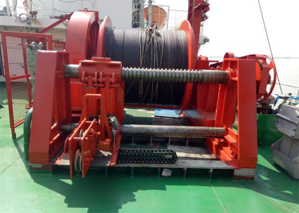 Buy cheap 380v / 400v Electric Wire Rope Winch High Power Lebus Grooved Drum For Marine from wholesalers