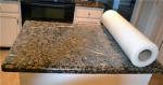 Transparent PE 100 Micron 36'' 200' Countertop Protector Film For Marble Surface