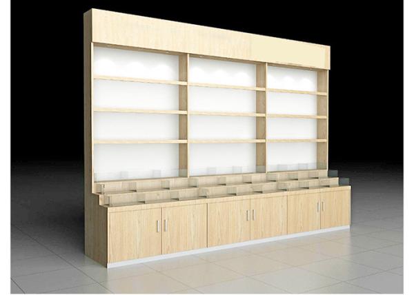Beautiful Practical Pharmacy Display Racks For Health Care Products / Western