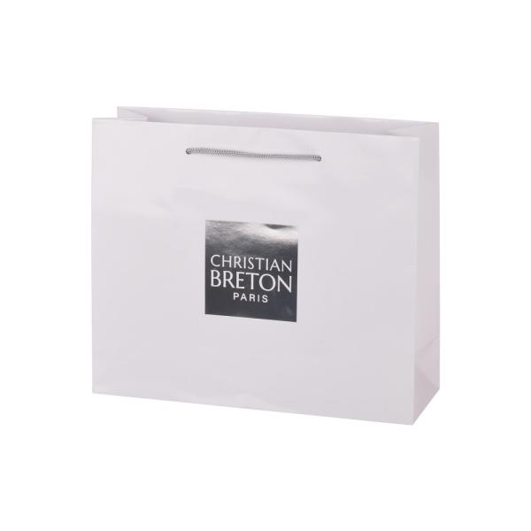 Buy cheap FSC Hot Stamping Logo Paper Gift Bags Packaging Clothing With Handle from wholesalers