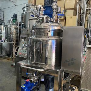 0-65rpm Defoaming Vacuum Emulsifier Mixer With High Speed Disperser