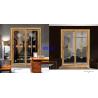 Buy cheap Double Glazed Aluminum Sliding Doors With 2mm 120mm Depth Aluminum Profile from wholesalers