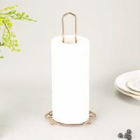 Buy cheap Decorative Paper Holder Stand Rack For Home Office Library Creative Copper product