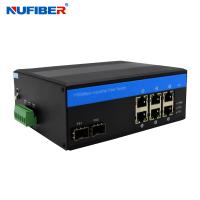 Buy cheap OEM ODM Managed Industrial Switch 6 UTP 2 SFP Port Rohs Approved product