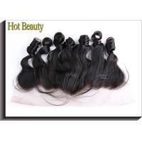 Buy cheap Ear To Ear Lace Top Closure Natural Black 1b# Loose Wave Brazilian Remy Hair product