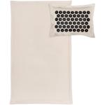 Linen Brown Natural Acupressure Mat 50pcs Acupressure Pillow For Headaches
