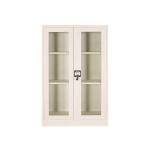 Laboratory Vessel Storage Two Glass Door Metal Filing Cabinet