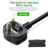 Buy cheap Custom 3 Pin UK Power Cord Cable Laptop Electric Plug 3x0.75mm2 from wholesalers