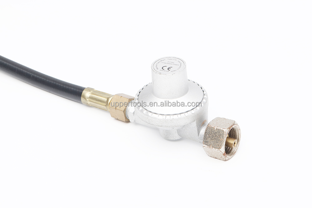 Industrial Rubber Gas Propane Welding Hose with Brass Adapter and Industrial Regulator