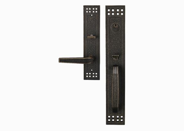 Buy cheap 89mm 608mm American Door Handles Matte Black Exterior Grip Set Door Handle from wholesalers