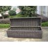 Buy cheap Waterproof Grey Resin Wicker Storage Box For Hotel , 1200*600*650mm from wholesalers