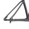 Buy cheap Customized 29er Inner Cable Frame , Thru Axle Bike Frame 142mm Full Black from wholesalers