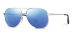 Anti Glare Metal Frame Polarized Sunglasses Size With 145MM Temple Length