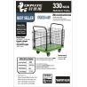 Buy cheap 300kg Double Handrail Foldable Cart Trolley High Guardrail Portable Grocery Cart from wholesalers