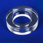 Heater Use Fused Silica Quartz Flange / Fused Silica Tube Accurate Dimension