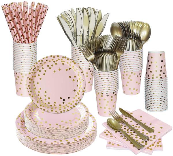 Buy cheap Fancy Eco Friendly Disposable Dinnerware Sets For Weddings from wholesalers
