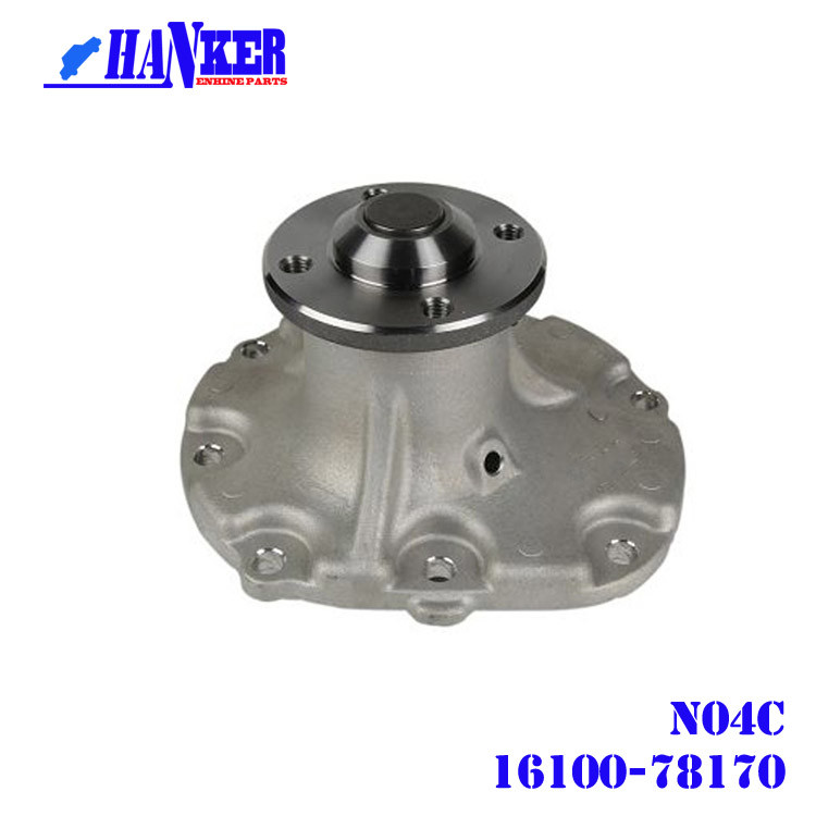 Truck Parts With Inner Cooler Water Pump N04C 16100-78170 For Hino