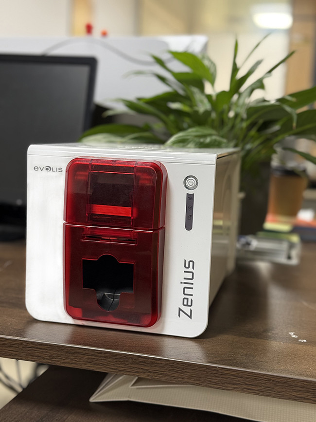 New Zenius Single-Sided Card Printer Compact Space-Saving Desktop Card Printer