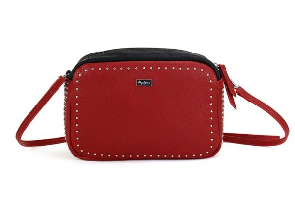 Classical Red Ladies Cross Body Bags , Medium Sized Cute Crossbody Purses For