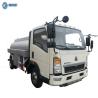 Buy cheap Howo 116hp 5000L Capacity 4x2 Light Duty Fuel Tanker Lorry With Flow Meter from wholesalers