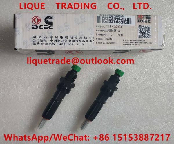 Buy cheap CUMMINS INJECTOR 5342363, C5342363, CKDAL59P5 genuine and new common rail injector from wholesalers