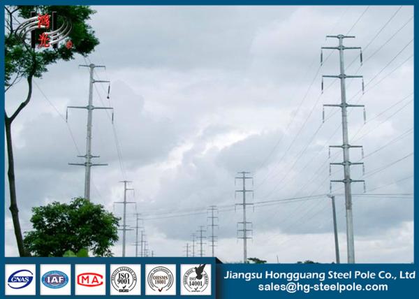 Buy cheap 18m 230KV Polygonal Electric Steel Tubular Pole For Overhead Project from wholesalers