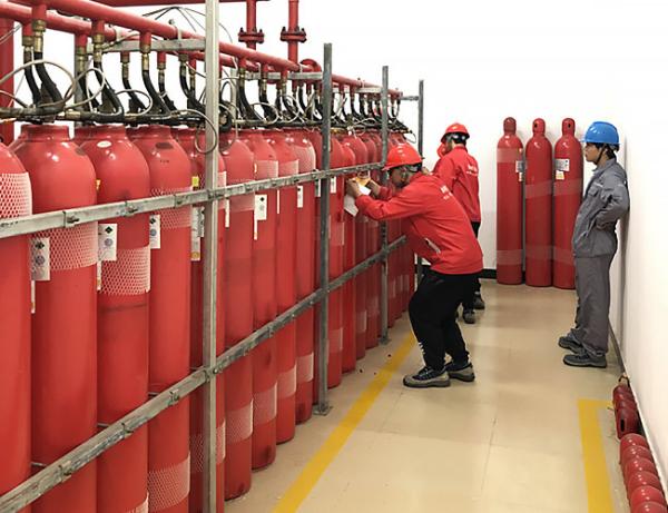 Buy cheap Lpg Fm200 Cylinder System Clean Agent FM200 Cabinet Fire Extinguisher For Computer Room from wholesalers