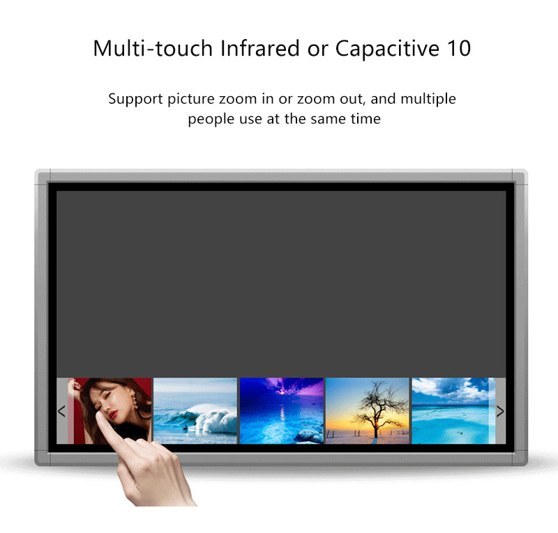 55" Android Capacitive Touch Kiosk 10points 55inch Smart Touch Display Customized Color