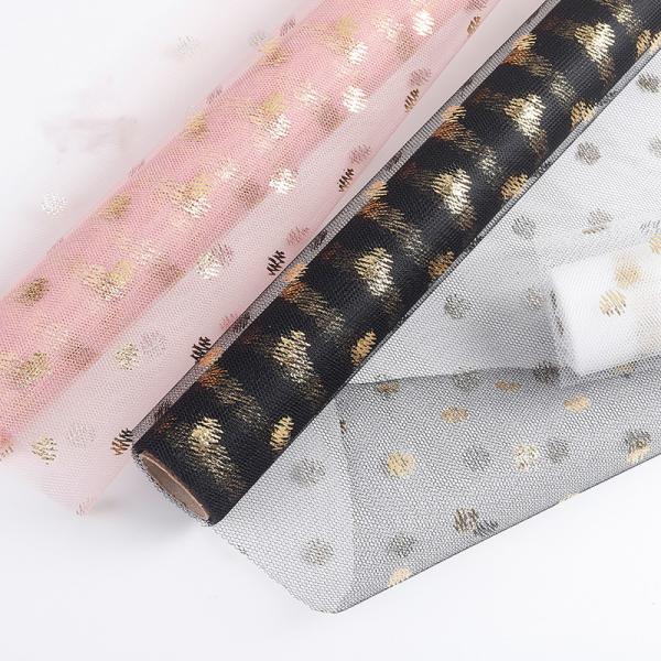 Buy cheap 50cm*5Y Poly Floral Mesh Wrap from wholesalers