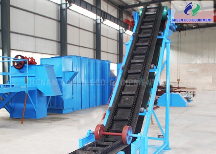 Carbon Steel Baffle Feeder Belt Conveyor Antiskid