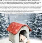OEM Outdoor plastic cheap Dog kennel /Pet House in Garden, Indoor &outdoor
