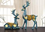 Christmas Reindeer Resin Arts And Crafts Home / Hotel Decoration Use