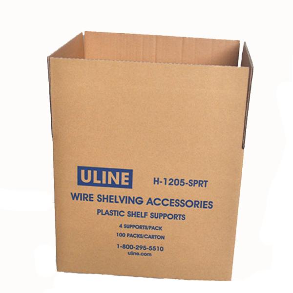 Buy cheap Portable Plain Brown Corrugated Gift Box Lightweight For Shipping from wholesalers