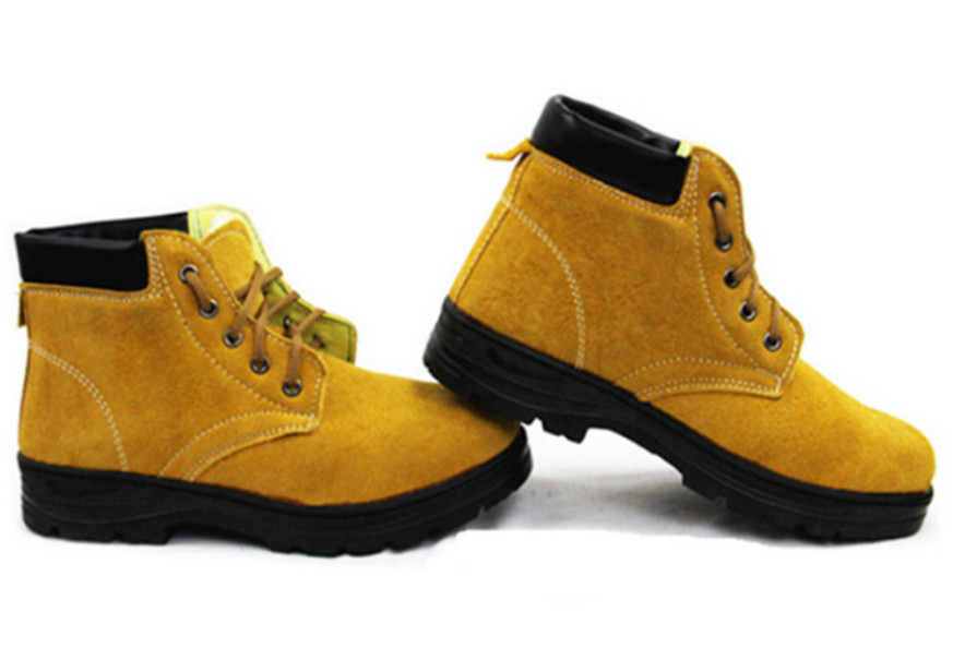 Electric Welding Shoes Yellow High Temperature Resistant Work Shoes Safety Protection Work Shoes