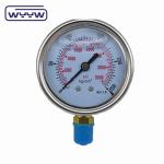 4" Oil-Filled Marine Pressure Gauge Manometer With Stainless Steel Case