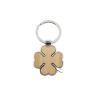 Buy cheap Four Leaf Clover Cute Metal Keychain Metal Bamboo Eco Friendly Keyring from wholesalers