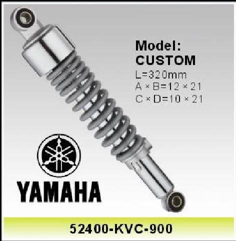 Buy cheap Brazil Yamaha Custom Motor Rear Shocks 52400-KVC-900 320MM Rear Motorcycle Shocks from wholesalers